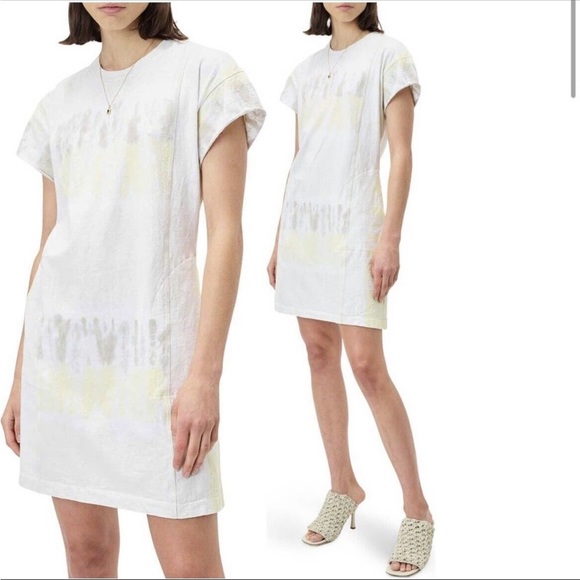 John Elliott Agate Geode Reconstructed Tie Dye Dress Small - Picture 1 of 11